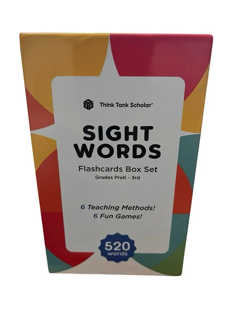 Think Tank Scholar 520 Sight Words Flash Cards Grades PK To Grade 3 COMPLETE